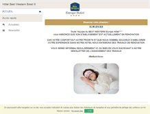 Tablet Screenshot of europe-hotel-brest.fr